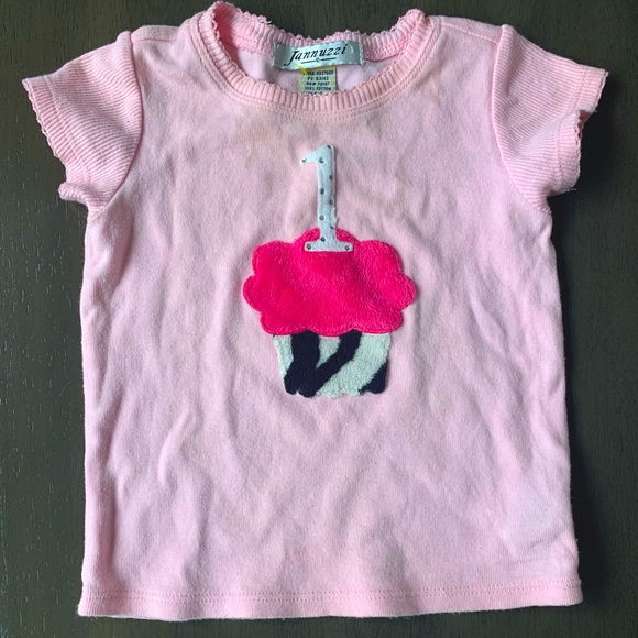 Cute! One Year Birthday /First Birthday T-shirt. - Picture 1 of 5